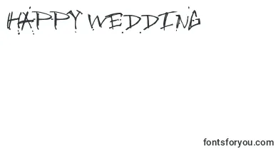 Junglebold font – happy Wedding Day Fonts